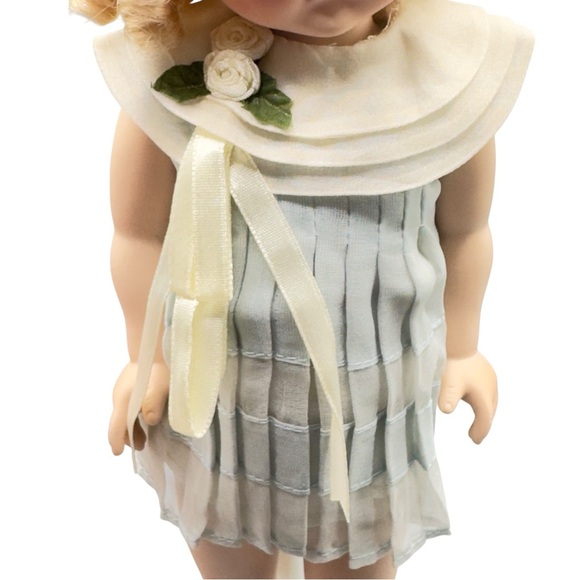 Shirley Temple Ginny Porcelain Doll MBI 11” Sailor Dress w/ Stand - Picture 6 of 15